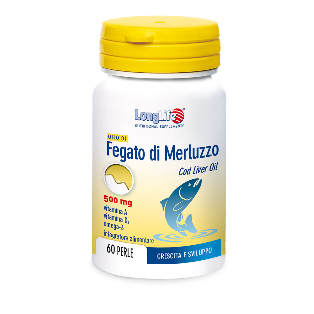 Longlife Olio Di Fegato Di Merluzzo 500mg 60prl